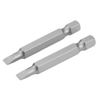 Фото товара - Набор вставок (бит) торцевых 1/4 Slotted 6,5х1,2мм 50мм 2пр. TOLSEN TT20307