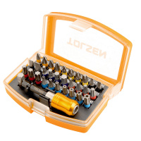 Фото товара - Набор вставок (бит) 1/4 PH PZ Hex Torx Slotted 32пр. TOLSEN TT20370