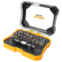 Фото товара - Набор вставок (бит) 1/4 PH PZ Hex Torx Slotted TorxTR Square 32пр. TOLSEN TT20377