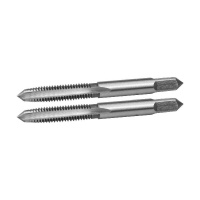 Фото товара - Комплект ручных метчиков сталь 9ХС М6x1.0мм ЗУБР 4-28006-06-1.0-H2