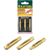 Фото товара - Набор экстракторов поврежденного крепежа 3шт KRAFTOOL 26770-H3