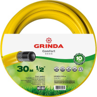 Фото товара - Поливочный шланг армированный трёхслойный 30атм 30м 1/2 Comfort GRINDA 8-429003-1/2-30_z02