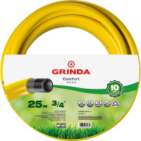 Фото товара - Поливочный шланг армированный трёхслойный 25атм 25м 3/4 Comfort GRINDA 8-429003-3/4-25_z02