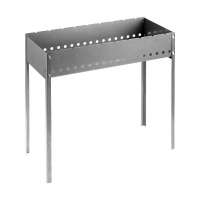 Фото товара - Сборный мангал в коробке 1.5мм сталь 700х300х700мм Barbecue GRINDA 427783