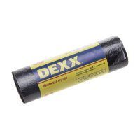 Фото товара - Мусорные мешки черные 20шт 60л DEXX 39150-60