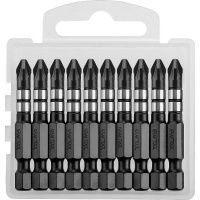 Фото товара - Ударные биты 10шт 50мм Impact Pro PZ2 KRAFTOOL 26193-2-50-S10