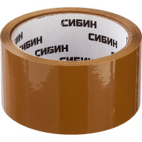 Фото товара - Клейкая лента коричневая 40 мкм 50м 48мм СИБИН 12057-50-50_z02