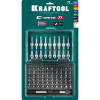 Фото товара - Набор многофункциональных бит 71шт C-Drive 71 KRAFTOOL 26067-H71