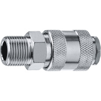 Фото товара - Переходник 3/8M - рапид муфта ЗУБР 64911-3/8