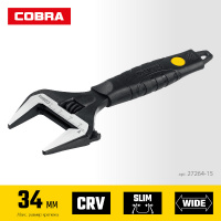 Фото товара - Разводной ключ 150/34мм Cobra STAYER 27264-15