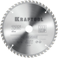 Фото товара - Пильный диск по дереву 48Т 235х30мм Precision KRAFTOOL 36952-235-30
