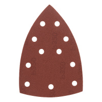 Фото товара - Треугольник абразивный на ворc. подложке под липучку перф. P320 150х150х100мм 5шт Denzel 738677