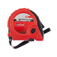 Фото товара - Рулетка Rubber,7,5м*25мм обрезиненный корпус Matrix 31001