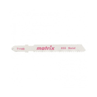 Фото товара - Полотна для электролобзика по металлу 3шт T118B 50x2мм HSS Matrix 78229