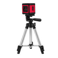 Фото товара - Лазерный уровень XQB RED Pro SET 10м красный луч батарейки штатив MATRIX 350185
