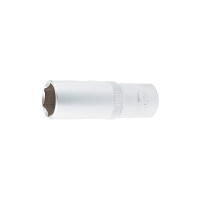Фото товара - Головка торцевая удлиненная 19мм шестигранная CrV под квадрат 1/2 Stels 13850