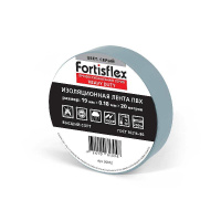 Фото товара - Изолента ПВХ Heavy Duty 19х0.18х20 (сер) Fortisflex 90822