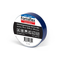 Фото товара - Изолента ПВХ Heavy Duty 19х0.18х20 (син) Fortisflex 71239