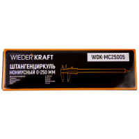 Фото товара - Нониусный штангенциркуль WIEDERKRAFT WDK-MC25005-2