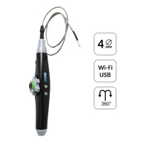 Фото товара - Видеоэндоскоп управляемый WIFI/USB 1Мп 1168х720 1м 4мм зонд 360 iCartool IC-V1042W