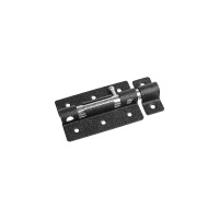 Фото товара - Задвижка дверная 100мм ЗД-08 черная STARFIX SMP-64216-1