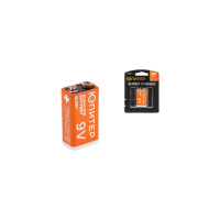 Фото товара - Батарейка 6F22 6LR61 9V alkaline 1шт крона ЮПИТЕР JP2105