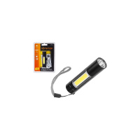 Фото товара - Фонарь ручной светодиодный аккум. 1Вт+1Вт USBA-micro-USB кабель в комплекте ЮПИТЕР JP1058