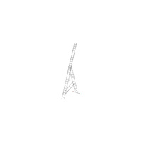 Фото товара - Лестница алюм. 3-х секц. 356/949/376см 3х14ступ. 21,5кг PRO STARTUL ST9942-14
