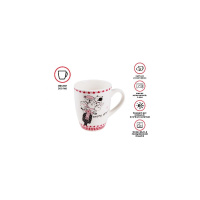 Фото товара - Кружка керамическая 360мл LOVE KITTY-4 PERFECTO LINEA 30-063014