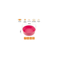 Фото товара - Форма для выпечки силиконовая круглая 20х6см FRUIT DOVE PERFECTO LINEA 20-013329