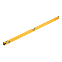 Фото товара - Уровень алюминиевый магнит фрезерованный 3 глазка (1 зеркал.) 0,5мм /м 1200мм Denzel 33694