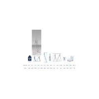 Фото товара - Лестница алюм. 3-х секц. 299/787/316см 3х12ступ. 18,0кг PRO STARTUL ST9942-12