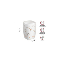 Фото товара - Стакан ELEGANCE белый PERFECTO LINEA 35-721082
