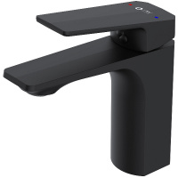 Фото товара - Смеситель для умывальника Lt D35 серия WIN black AV Engineering AVWIN1-BL165-110