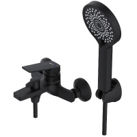 Фото товара - Смеситель для ванны Lt D35 серия WIN black AV Engineering AVWIN3-BL165-130