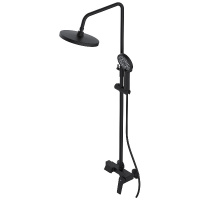 Фото товара - Душевая система Lt D35 серия WIN black AV Engineering AVWIN16-BL165-135
