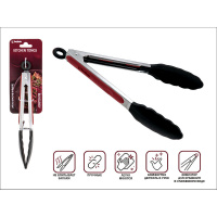 Фото товара - Щипцы кулинарные силиконовые 23см BURGUNDY PERFECTO LINEA 21-010006