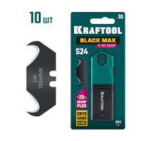 Фото товара - Крюковидные лезвия 10шт BlackMax-S24 KRAFTOOL 09628-S10