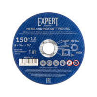 Фото товара - Круг отрезной 150х1.2x22.2мм для металла и нерж. стали EXPERT STARTUL SE8150-12