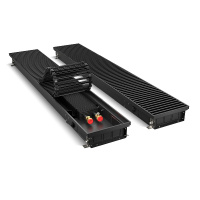 Фото товара - Конвектор внутрипольный ATRIUM-75/200/1000-DG-U-BL Royal Thermo RT-A-75/200/1000-DG-U-BL