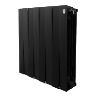 Фото товара - Радиатор PianoForte 500 Noir Sable - 8 секц. Royal Thermo RTPNNS50008