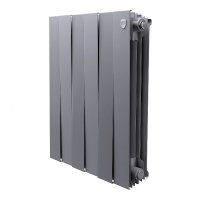 Фото товара - Радиатор PianoForte 500 Silver Satin - 6 секц. Royal Thermo RTPNSS50006
