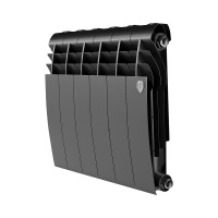 Фото товара - Радиатор BiLiner 350 /Noir Sable - 6 секц. Royal Thermo RTBNS35006