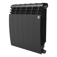 Фото товара - Радиатор BiLiner 500 Noir Sable - 6 секц. Royal Thermo RTBNS50006