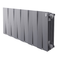 Фото товара - Радиатор PianoForte 300 /Silver Satin - 12 секц. Royal Thermo RTPSS30012