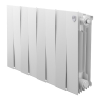 Фото товара - Радиатор PianoForte 300 /Bianco Traffico - 8 секц. Royal Thermo RTPBT30008