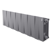 Фото товара - Радиатор PianoForte 200 /Silver Satin - 14 секц. Royal Thermo RTPSS20014