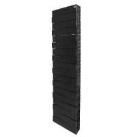 Фото товара - Радиатор PianoForte Tower 300 /Noir Sable - 18 секц. Royal Thermo RTPFTNS30018