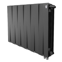 Фото товара - Радиатор PianoForte 500 Noir Sable VDR80 - 12 секц. Royal Thermo RTPNNSVDR8050012