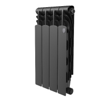 Фото товара - Радиатор Revolution Bimetall 500 2.0/Noir Sable – 4 секц. Royal Thermo RTRBNS250004